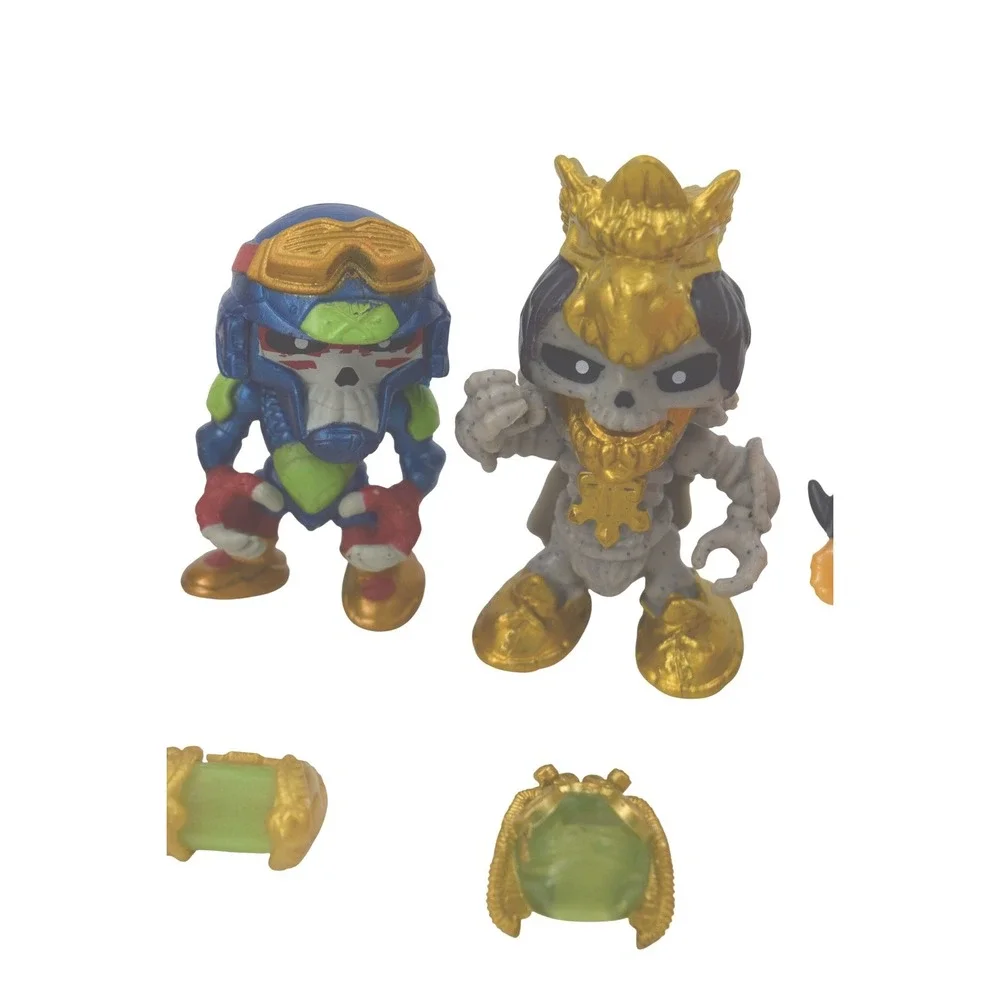 Treasure X Action Figure Lot Skeletons Monsters Gold Accessories‎
